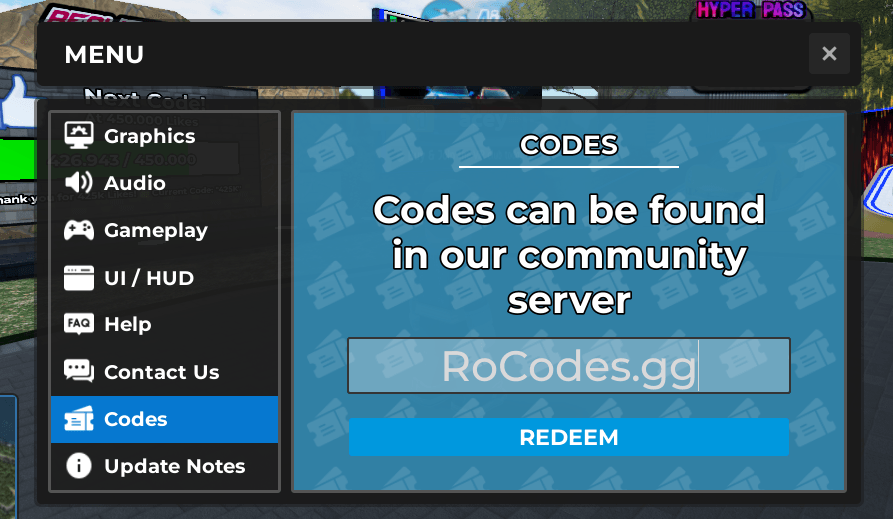 Roblox Realistic Car Driving codes